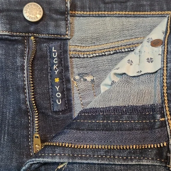 Lucky Brand | Women's Indigo | Jean Shorts | Sz 10 - Picture 4 of 5